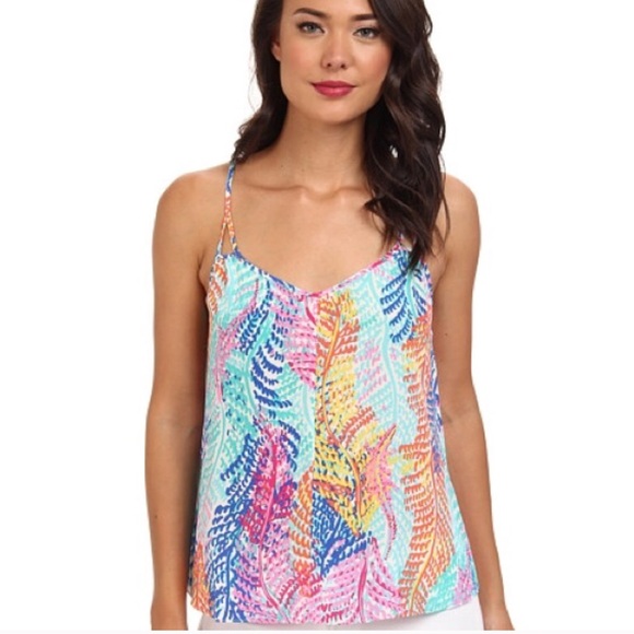 Lilly Pulitzer Tops - Lilly Pulitzer Rory Electric Feel Tank
